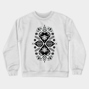 Modern Scandinavian Folk Crewneck Sweatshirt